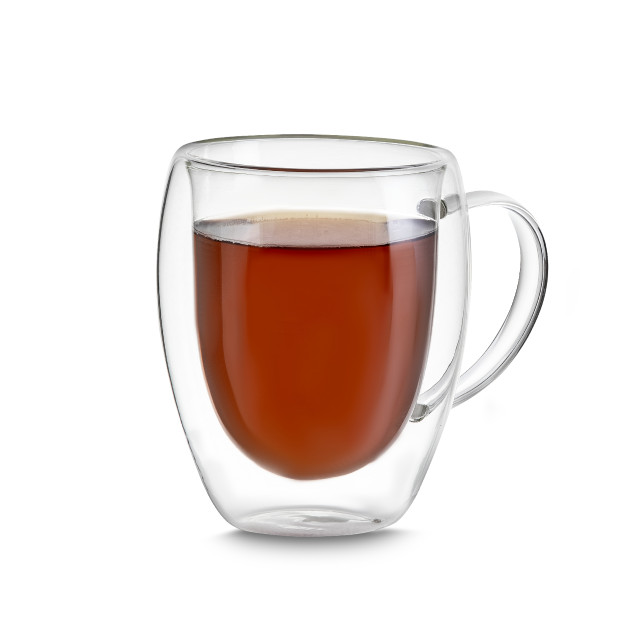 Caneca de vidro borossilicato 350ml personalizada