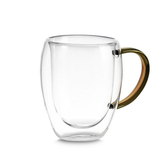 Caneca de vidro borossilicato 350ml personalizada