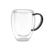 Caneca de vidro borossilicato 350ml personalizada Caneca de vidro borossilicato 350ml personalizada