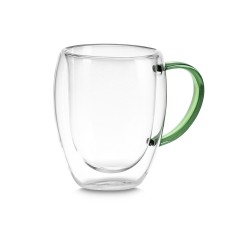 Caneca de vidro borossilicato 350ml personalizada