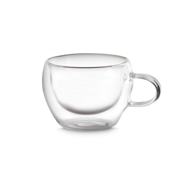 Conjunto de xícaras de vidro personalizada