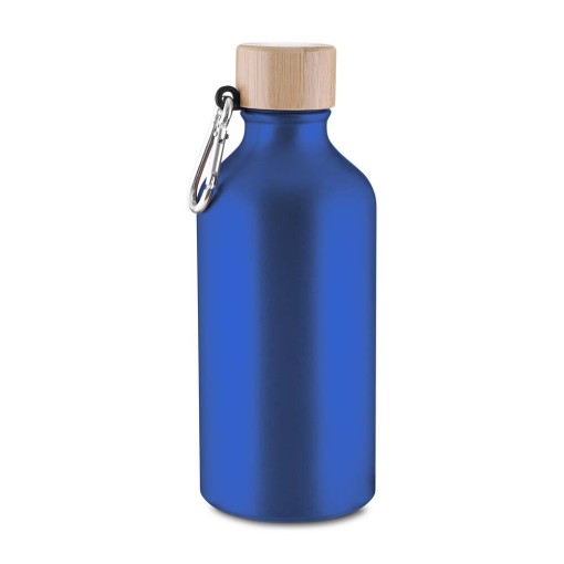 Garrafa alumínio tampa bambu 550ml