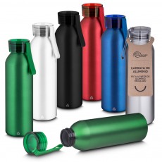 Garrafa alumínio 600ml personalizada