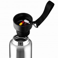 Garrafa Personalizada 500ml corpo prata