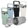 Garrafa térmica com alça e canudo 650ml Garrafa térmica com alça e canudo 650ml