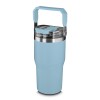 Garrafa térmica com alça e canudo 650ml Garrafa térmica com alça e canudo 650ml