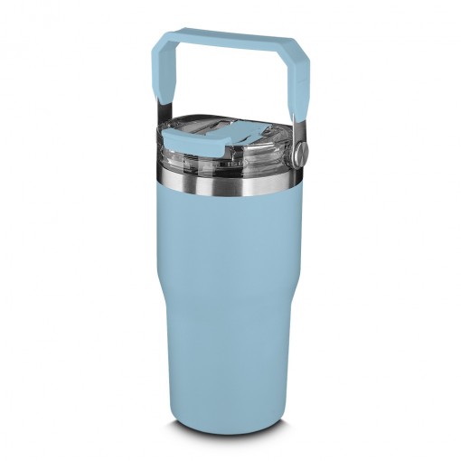 Garrafa térmica com alça e canudo 650ml Garrafa térmica com alça e canudo 650ml