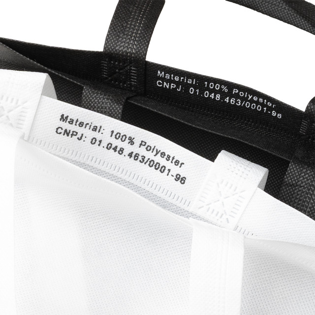 Sacola TNT 80g/m² (34,5x26,7cm) personalizada