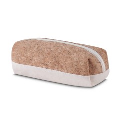 Necessaire em algodão e cortiça personalizada