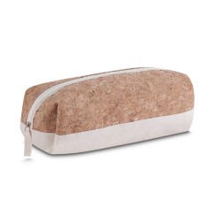 Necessaire em algodão e cortiça personalizada