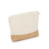 Necessaire em algodão e cortiça personalizada