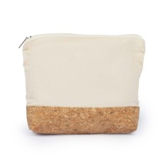 Necessaire em algodão e cortiça personalizada