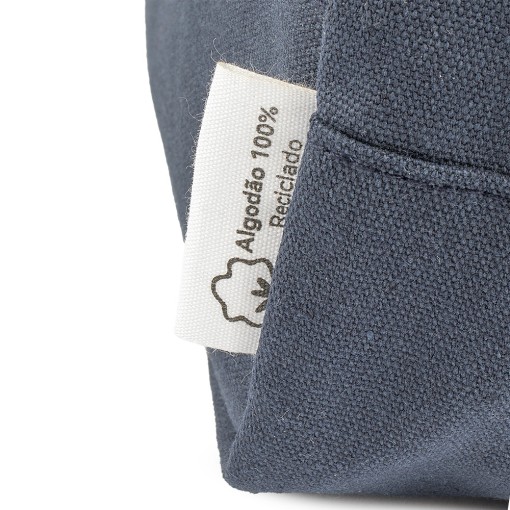 Necessaire em algodão reciclado personalizada