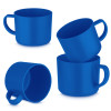 Kit 4 canecas plásticas rpet personalizadas