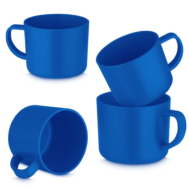 Kit 4 canecas plásticas rpet personalizadas