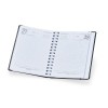 Agenda Diária Wire-O 2023 Em Couro Sintético Personalizada Agenda Diária Wire-O 2023 Em Couro Sintético Personalizada
