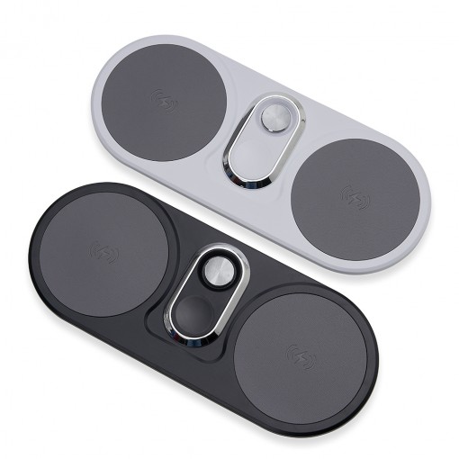 Base De Carregamento Por Indução Dual Para Celulares E Iwatch Base De Carregamento Por Indução Dual Para Celulares E Iwatch