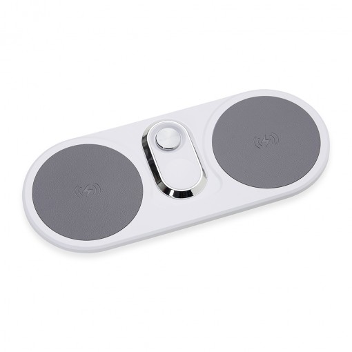 Base De Carregamento Por Indução Dual Para Celulares E Iwatch Base De Carregamento Por Indução Dual Para Celulares E Iwatch