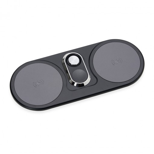 Base De Carregamento Por Indução Dual Para Celulares E Iwatch Base De Carregamento Por Indução Dual Para Celulares E Iwatch