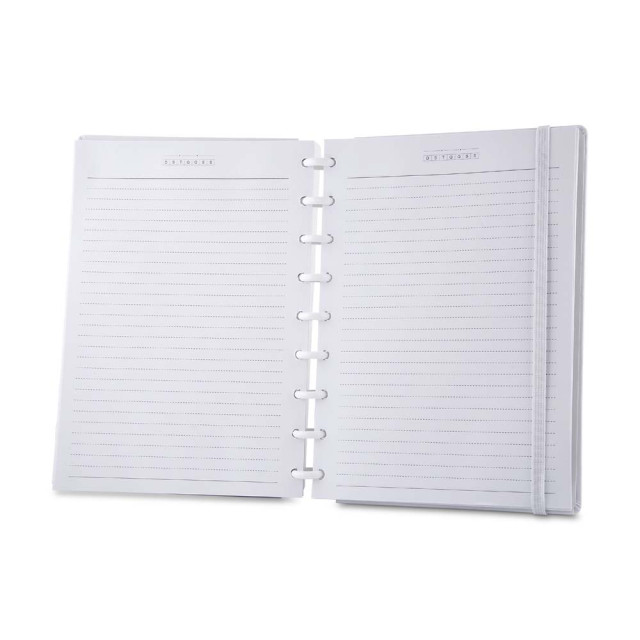 Caderno folhas removíveis personalizado