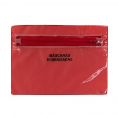 Envelope Plástico Duplo Para Máscaras Promocional