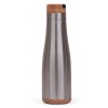 Garrafa De Aço Inox Madeirado Personalizada