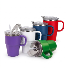 Caneca inox parede dupla 550ml personalizada