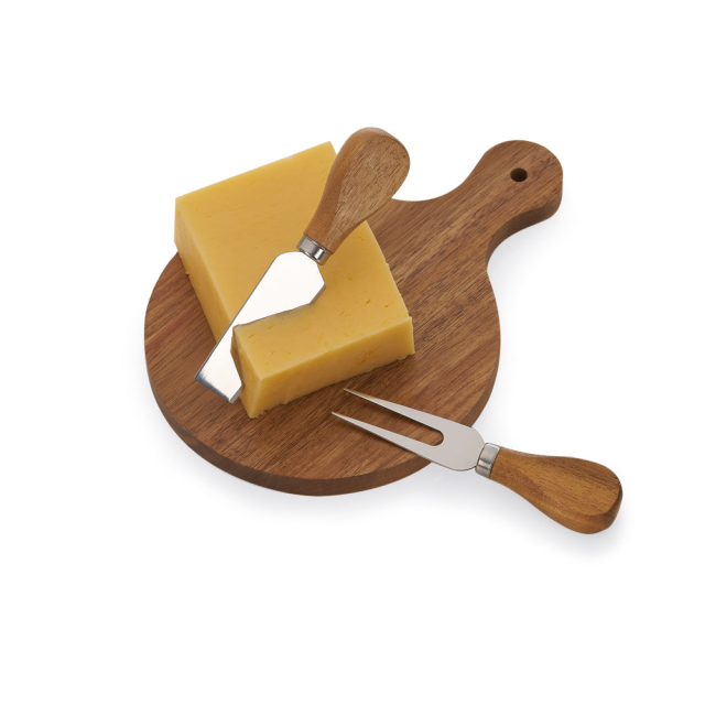 Kit Queijo 3 Peças Com Logo