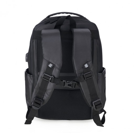 Mochila Couro Sintético Usb 20 Litros Mochila Couro Sintético Usb 20 Litros