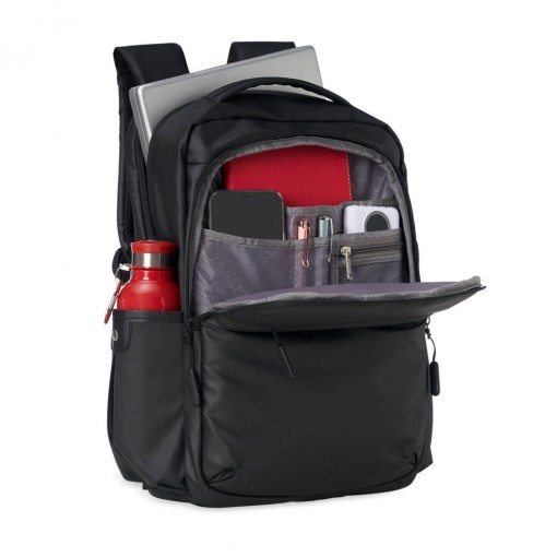 Mochila Couro Sintético Usb 20 Litros Mochila Couro Sintético Usb 20 Litros