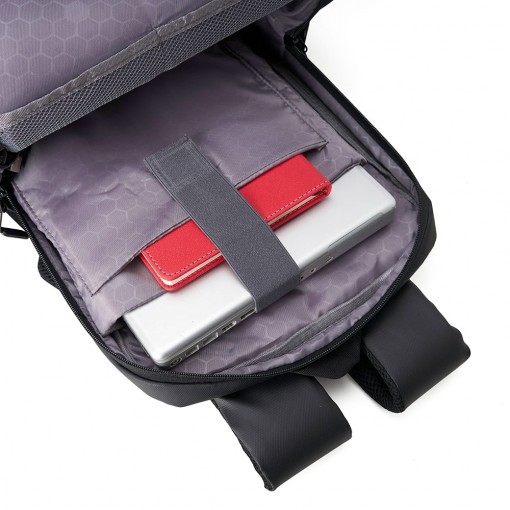 Mochila Couro Sintético Usb 20 Litros Mochila Couro Sintético Usb 20 Litros