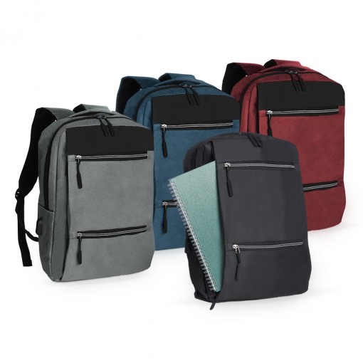 Mochila De Nylon Usb 17L Mochila De Nylon Usb 17L