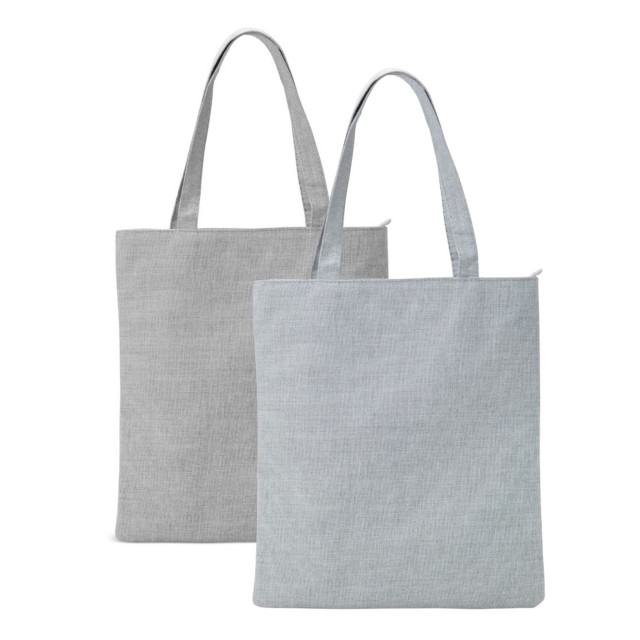 Sacola em nylon 37,5x32,5cm com zíper personalizada