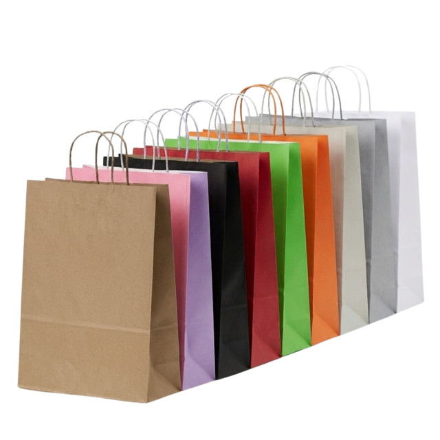 Sacola kraft 26x18x10cm personalizada