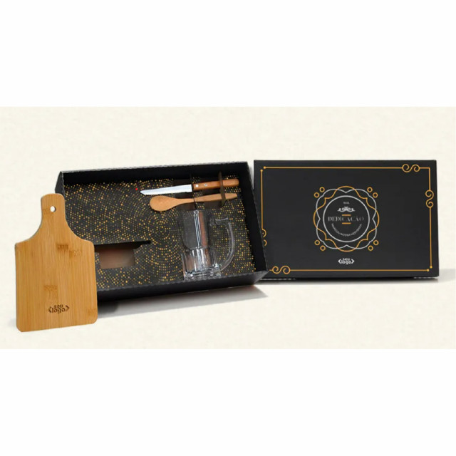 Kit caipirinha em bambu 4pçs