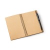 Caderno em cortiça com caneta personalizado Caderno em cortiça com caneta personalizado