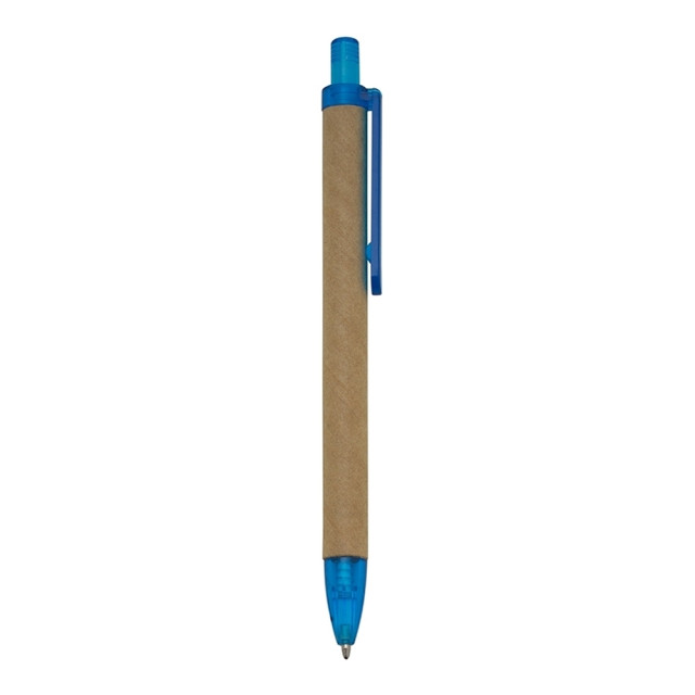 Caneta eco papelão reciclado personalizada