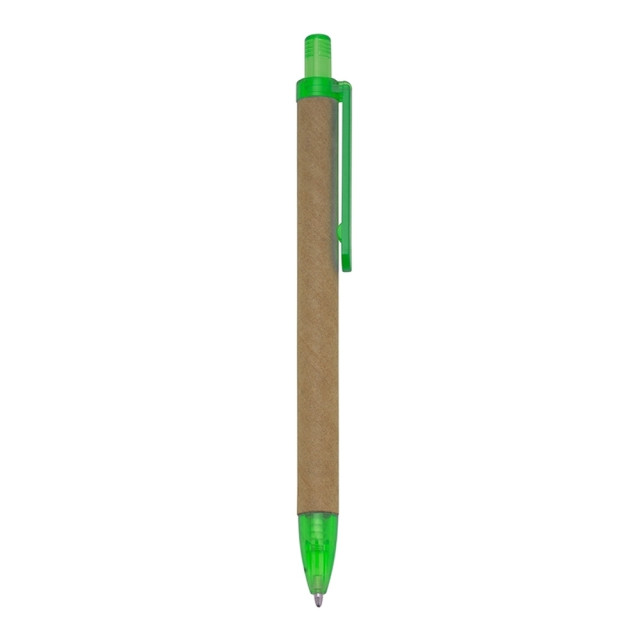 Caneta eco papelão reciclado personalizada