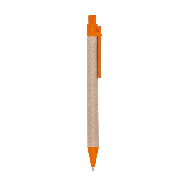 Caneta eco papelão/plástico personalizada
