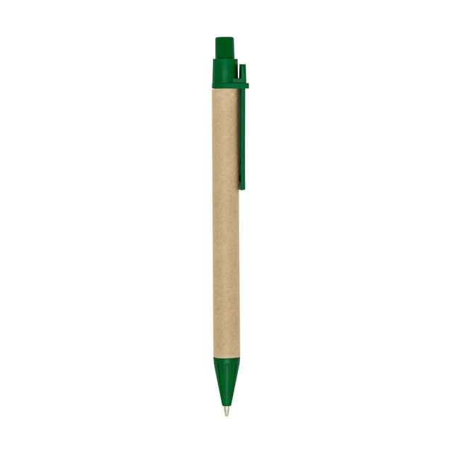 Caneta eco papelão/plástico personalizada