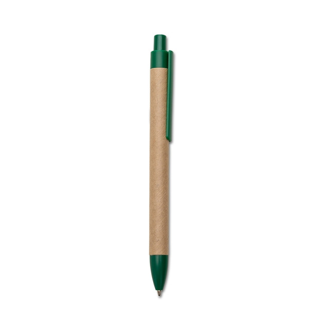 Caneta eco papelão personalizada