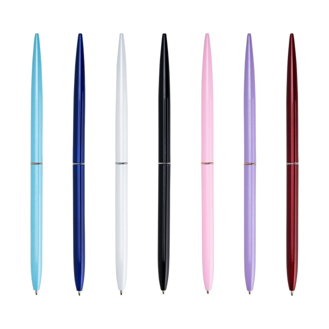 Caneta metal slim personalizada