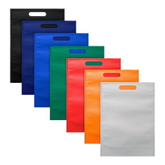 Sacola tnt alça embutida 35x 24,8x9cm personalizada