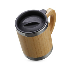 Caneca bambu 300ml personalizada