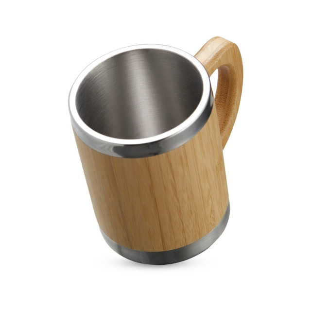 Caneca bambu 300ml personalizada