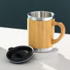 Caneca bambu 300ml personalizada