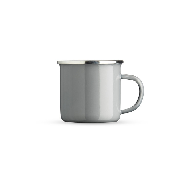Caneca inox esmaltada 370ml personalizada