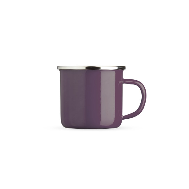 Caneca inox esmaltada 370ml personalizada