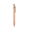 Caneta metal touch bronze personalizada