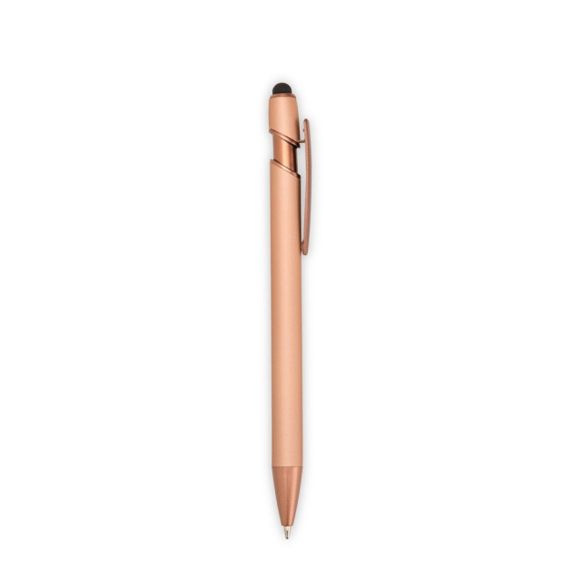 Caneta metal touch bronze personalizada